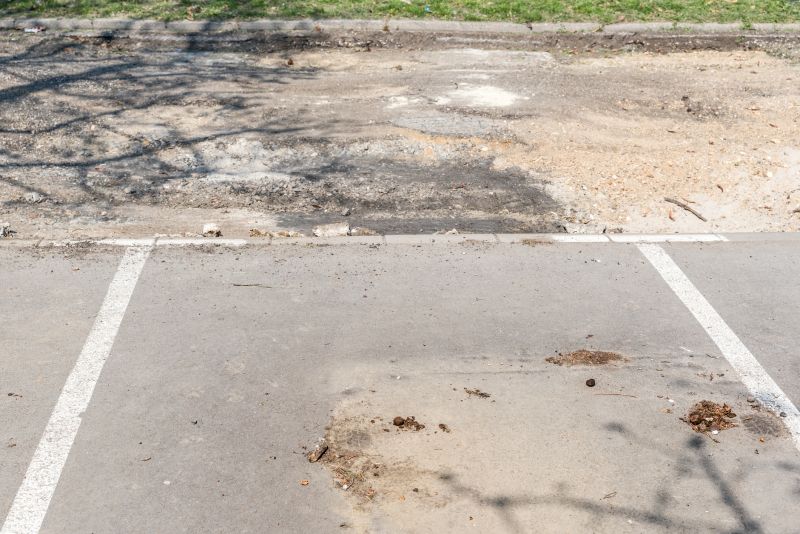 Asphalt Surface Before Repair